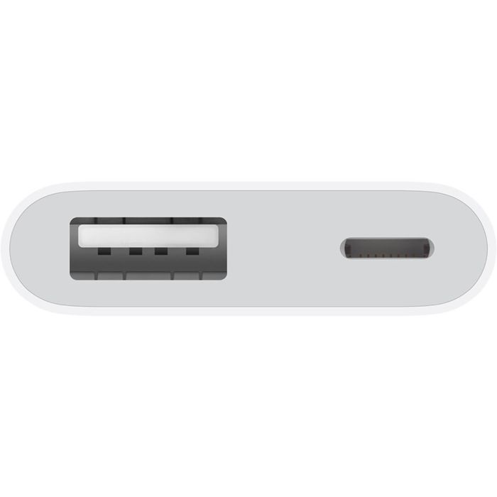 Apple Adaptador Lightning a USB-A para iPhone iPad iPod, Conector Lightning Macho Hembra, Transferencia Datos y Carga 1