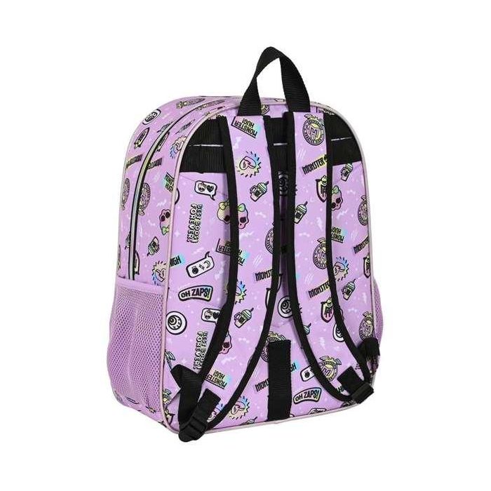 Mochila Escolar Monster High Best boos Lila 33 x 42 x 14 cm 1