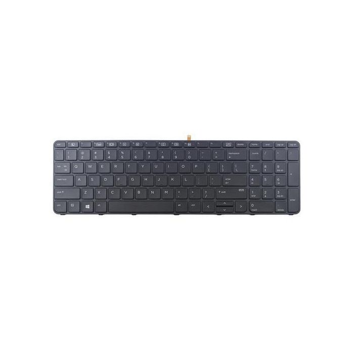 HP Teclado Retroiluminado con TouchPad Integrado - Negro, Idioma Checo y Eslovaco