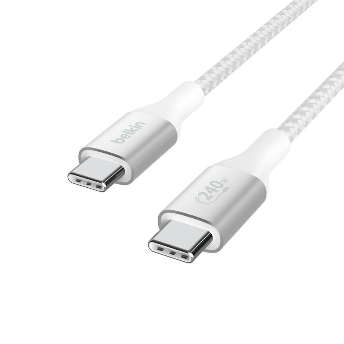 Belkin BOOST CHARGE Cable USB-C a USB-C 240W, 1m, Blanco