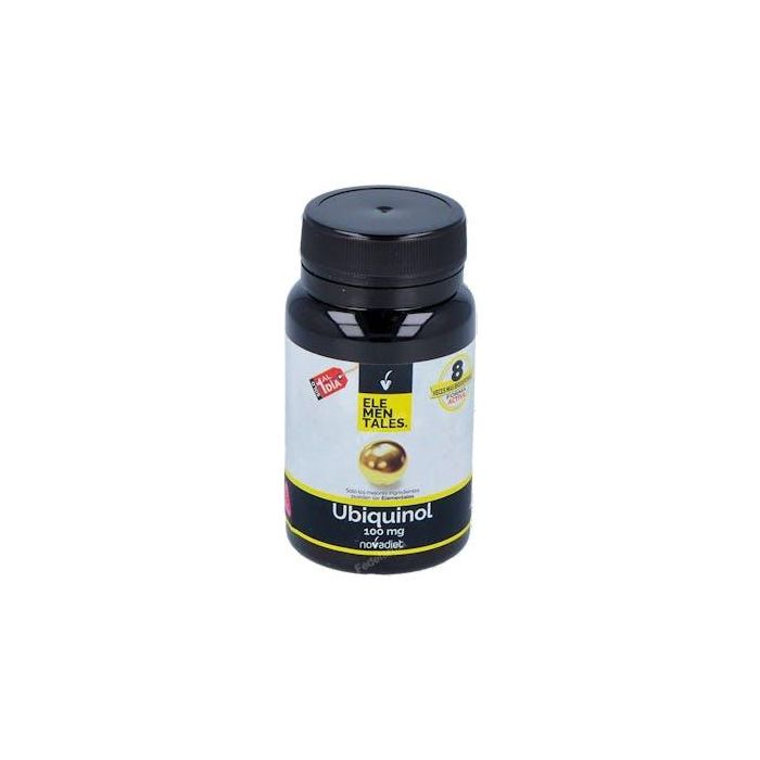 NOVADIET Ubiquinol 100mg 30 Cápsulas. Coenzima Q10 de Alta Pureza Kaneka Ubiquinol
