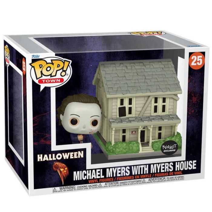 FUNKO Figura POP Michael Myers with Myers House Exclusive de Halloween, Vinilo en caja regalo