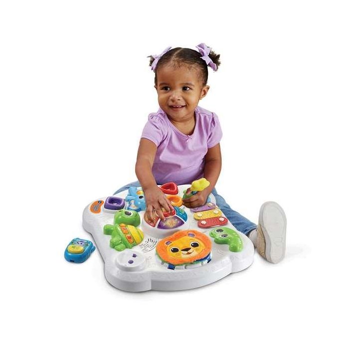 Mesita infantil de actividades sensoriales. con luces led y 6 zonas de actividades.55x12,6x40,6 cm 5