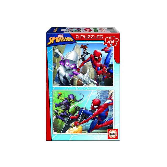 Educa Puzzle 2x48 piezas Spiderman