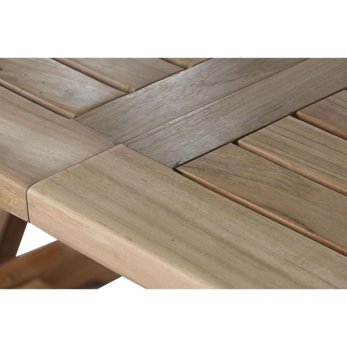 DKD Home Decor Mesa Comedor Jardín/Terraza Teca Marrón 180-240x100x75 cm Extensible con 8 Sillas Plegables (Set 9 Piezas) 8 DKD Home Decor Mesa Comedor Jardín/Terraza Teca Marrón 180-240x100x75 cm Extensible con 8 Sillas Plegables (Set 9 Piezas) 8