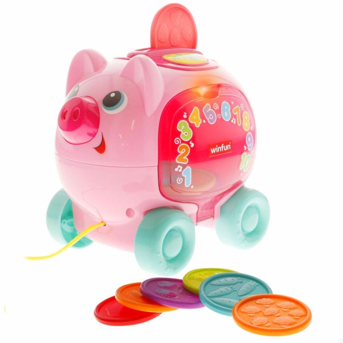Juguete de arrastre Winfun 17 x 16 x 13 cm (4 Unidades) 6