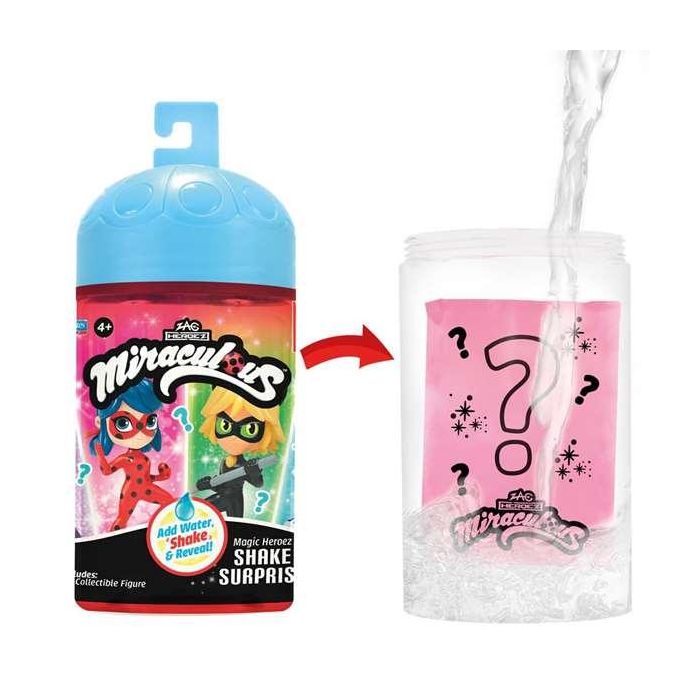 Toy Partner Figura Sorpresa Miraculous Ladybug Magic Heroez Pop ¡Añade agua, agita y descubre! 2 Toy Partner Figura Sorpresa Miraculous Ladybug Magic Heroez Pop ¡Añade agua, agita y descubre! 2