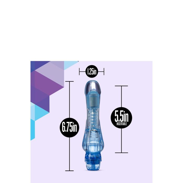 Vibrador Blush Naturally Yours Azul 9 Vibrador Blush Naturally Yours Azul 9