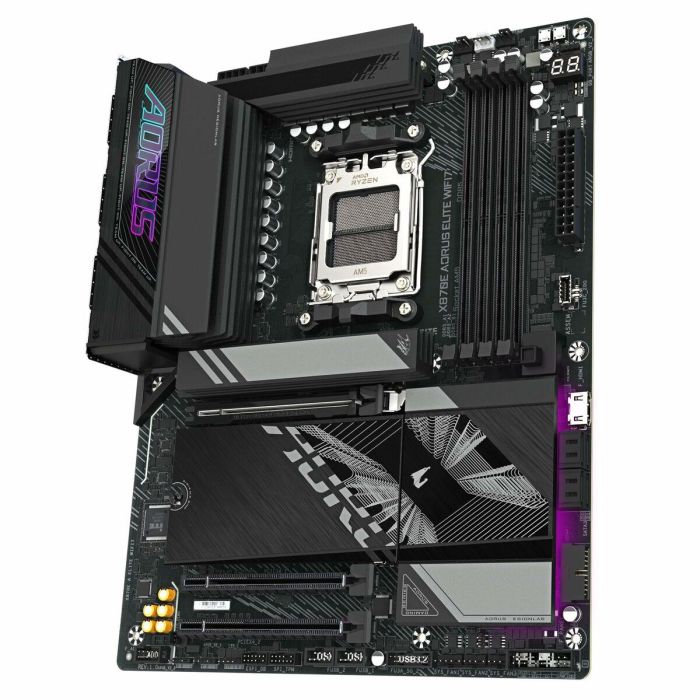 GIGABYTE Placa Base X870E A ELITE WIFI7 - Compatible con AMD Ryzen 9000, Wi-Fi 7, DDR5 hasta 8000MHz, 4xPCIe 5.0, 4xM.2, Ref. 9MX87EEL7-00-10 13 GIGABYTE Placa Base X870E A ELITE WIFI7 - Compatible con AMD Ryzen 9000, Wi-Fi 7, DDR5 hasta 8000MHz, 4xPCIe 5.0, 4xM.2, Ref. 9MX87EEL7-00-10 13