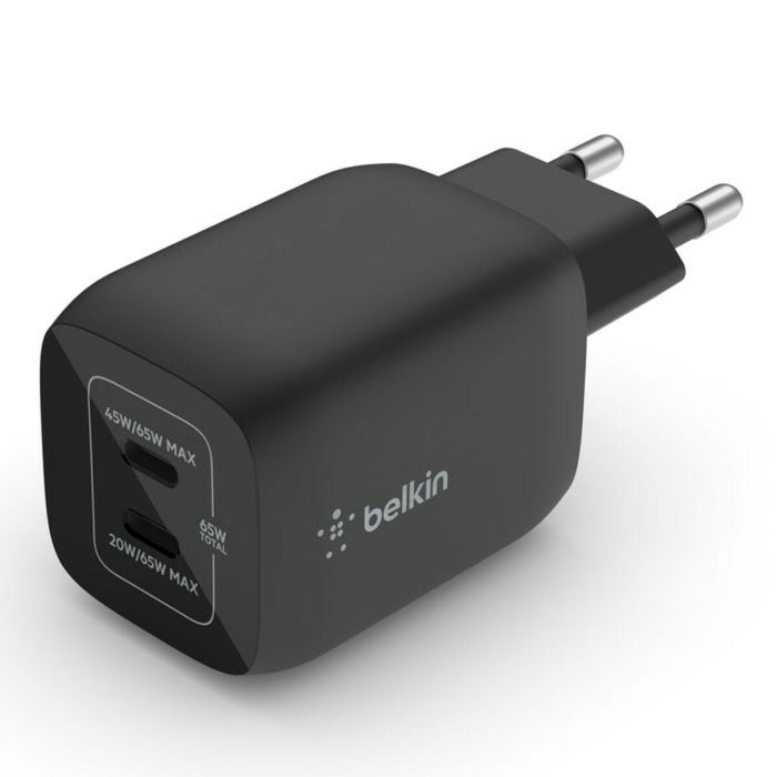 Cargador de Pared Belkin Negro 65 W 1 Cargador de Pared Belkin Negro 65 W 1