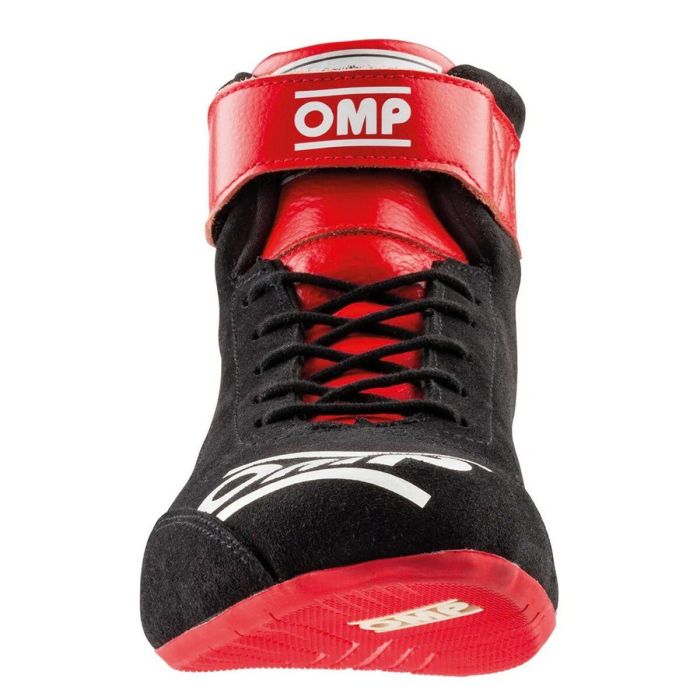 Botines Racing OMP FIRST Negro/Rojo 44 4