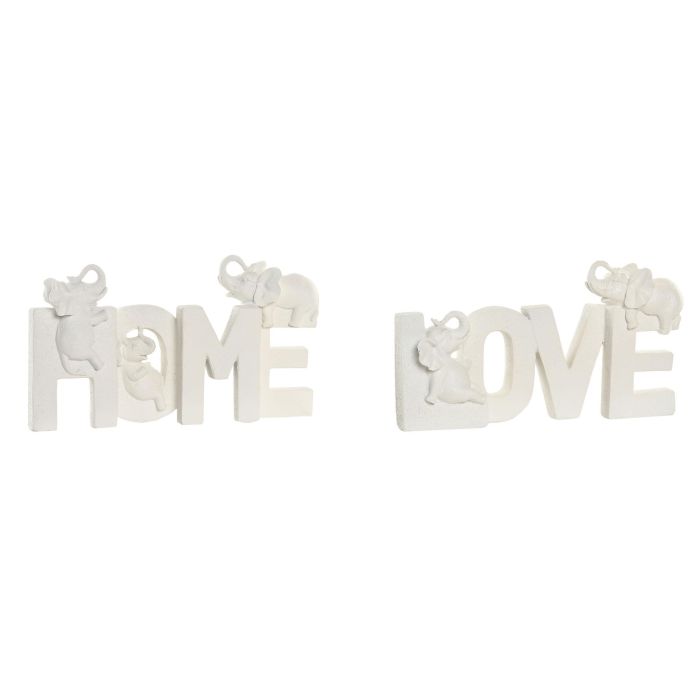 Decoracion Oriental DKD Home Decor Blanco 5 x 13 x 25 cm (2 Unidades) 0 Decoracion Oriental DKD Home Decor Blanco 5 x 13 x 25 cm (2 Unidades) 0