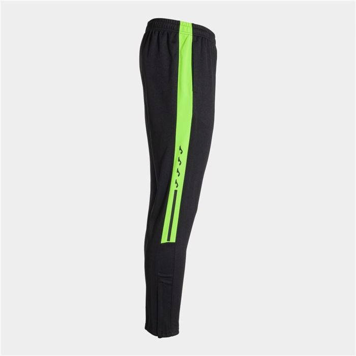 Pantalón Deportivo Infantil Joma Sport Olimpiada Negro Verde 2