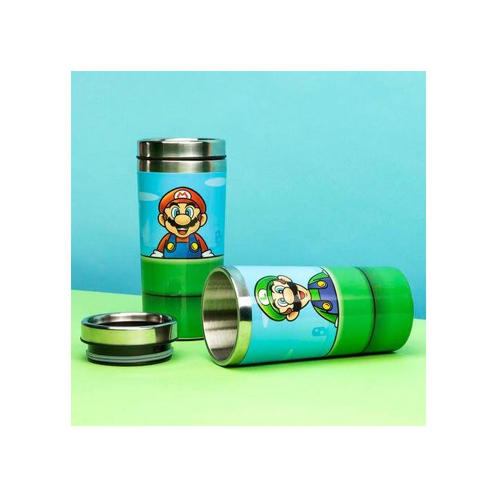 Redstring Vaso de Viaje Super Mario Tubería Paladone PP6349NN, 450 ml