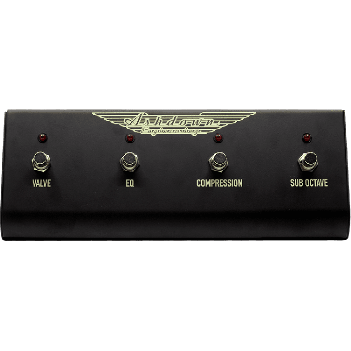 Ashdown Pedal Footswitch 4 Canales para Amplificadores de Bajo Ashdown