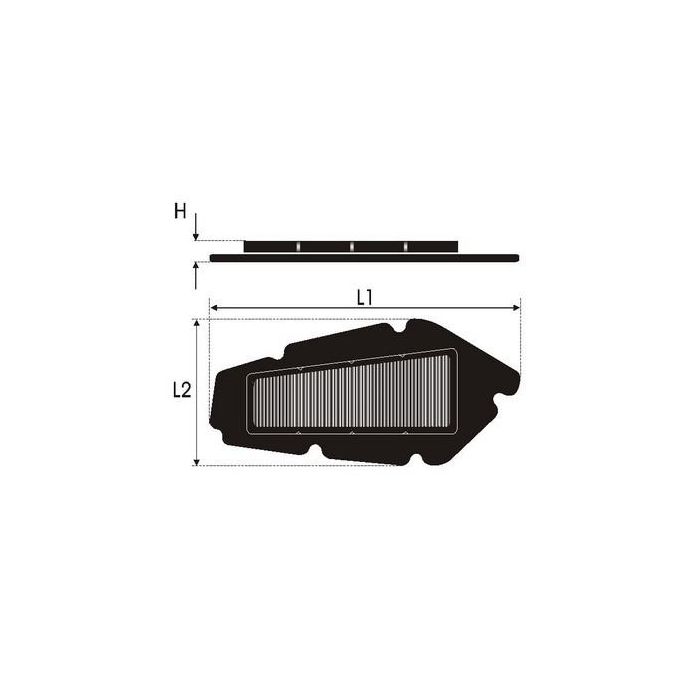 Green Filters Filtro Moto Green Qp046 1 Green Filters Filtro Moto Green Qp046 1