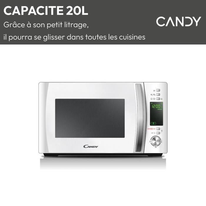 CANDY CMXW20DW-Blanco microondas de una sola función-20 L-700 W-Independiente CANDY CMXW20DW-Blanco microondas de una sola función-20 L-700 W-Independiente