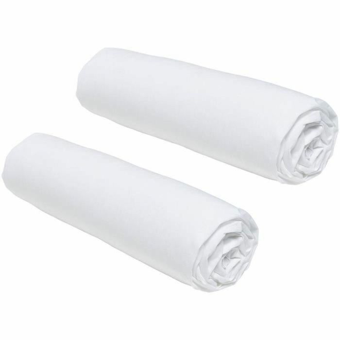 Today TOD3574641214654 Juego de 2 Sábanas Esencial 160x200 cm 100% Algodón Color Tiza para Cama Doble Today TOD3574641214654 Juego de 2 Sábanas Esencial 160x200 cm 100% Algodón Color Tiza para Cama Doble
