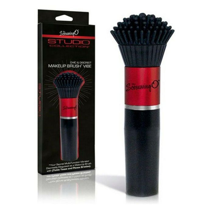 Estimulador de Clítoris The Screaming O Brocha de Maquillaje Negro/Rojo 1 Estimulador de Clítoris The Screaming O Brocha de Maquillaje Negro/Rojo 1