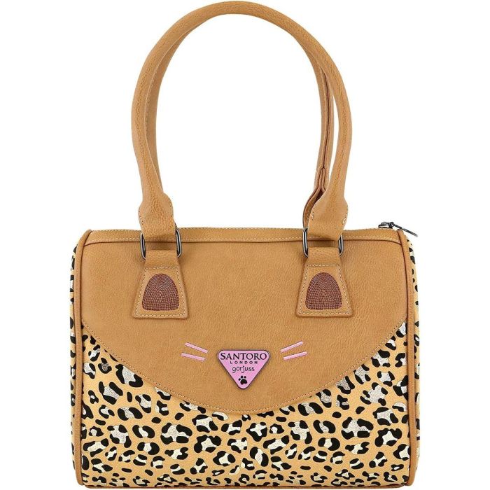 Bolso de Mano Gorjuss Leopardo (28 x 22 x 13 cm) 2