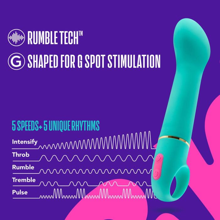 Vibrador Punto G Blush Aria Verde 5 Vibrador Punto G Blush Aria Verde 5