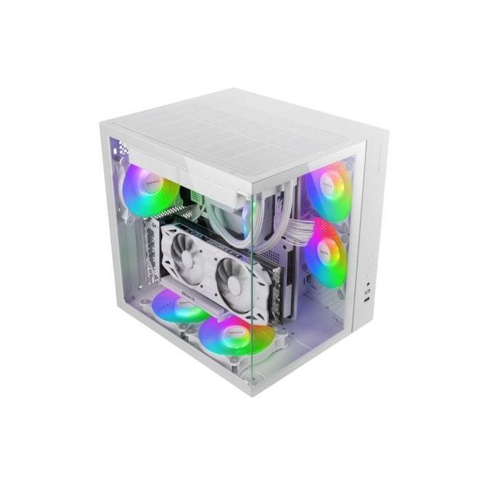 Caja Gaming Semitorre Mars Gaming MCV-ONE/ Blanca 1 Caja Gaming Semitorre Mars Gaming MCV-ONE/ Blanca 1