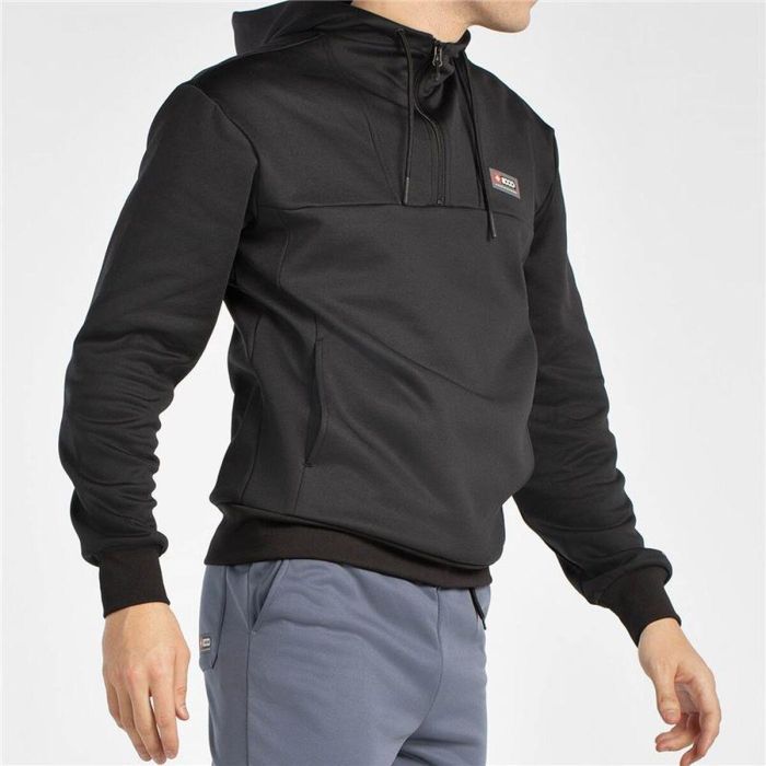 Sudadera con Capucha Hombre +8000 Esvein Negro L 3