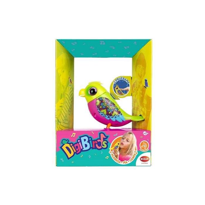 Pajaro cantarin digibirds 8,5 cm pack de 1 mod sdos con mas de 30 melodias. exp 8 piezas. - modelos surtidos