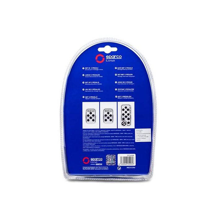 Pedales Racing Alum-Goma Negra SPC0406BK 2 Pedales Racing Alum-Goma Negra SPC0406BK 2