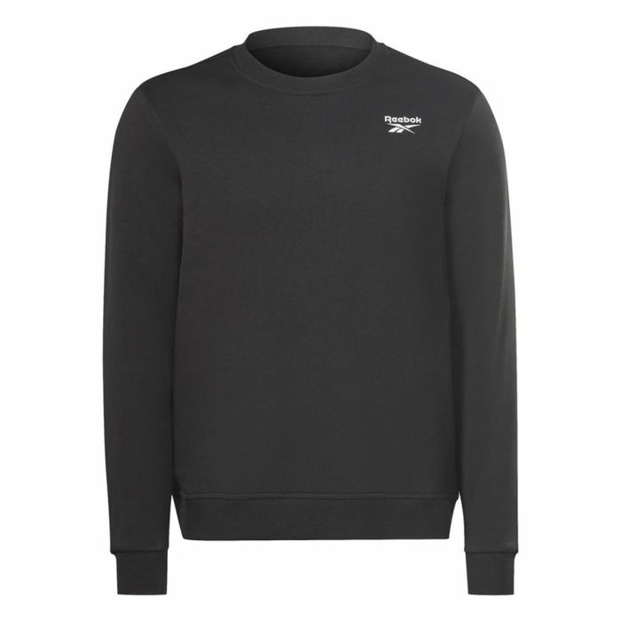 Sudadera sin Capucha Hombre Reebok Identity Left Chest Logo Crew Negro M 0 Sudadera sin Capucha Hombre Reebok Identity Left Chest Logo Crew Negro M 0