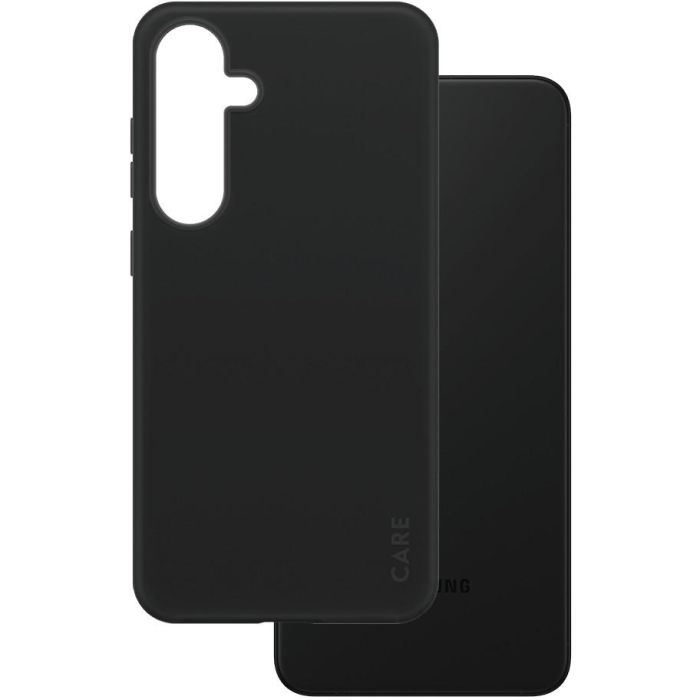 PanzerGlass Funda CARE Fashionable Black para Samsung Galaxy S24+ compatible con carga Qi, resistente a golpes y rayones