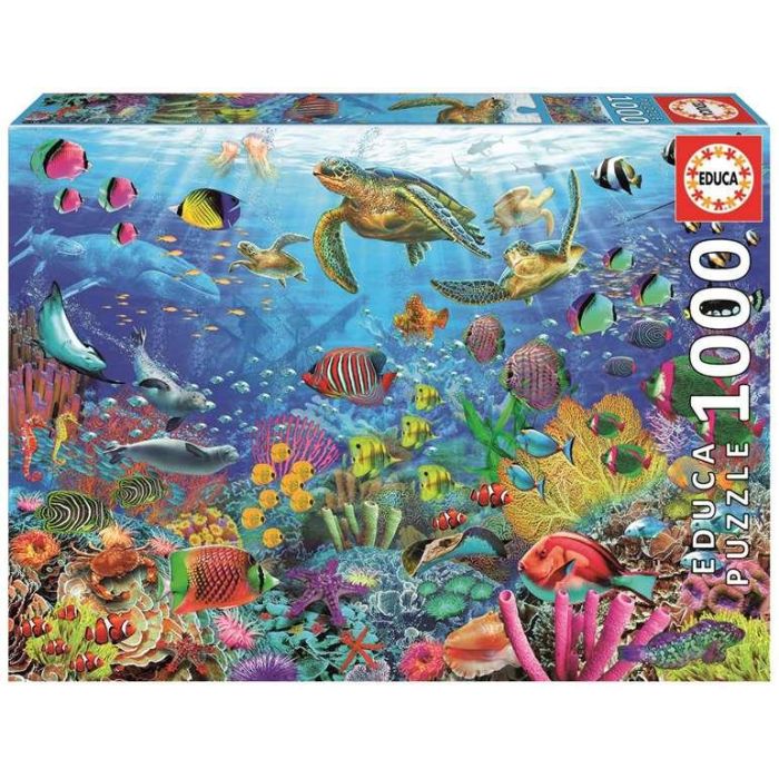 Puzzle 1000 piezas tortugas en el paraíso 9 Puzzle 1000 piezas tortugas en el paraíso 9