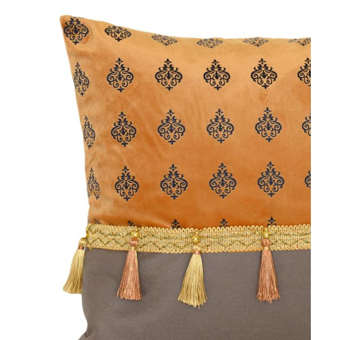 DKD Home Decor Cojin Arabe 45 x 45 x 10 cm Azul Beige Poliester (6 Unidades) 2 DKD Home Decor Cojin Arabe 45 x 45 x 10 cm Azul Beige Poliester (6 Unidades) 2