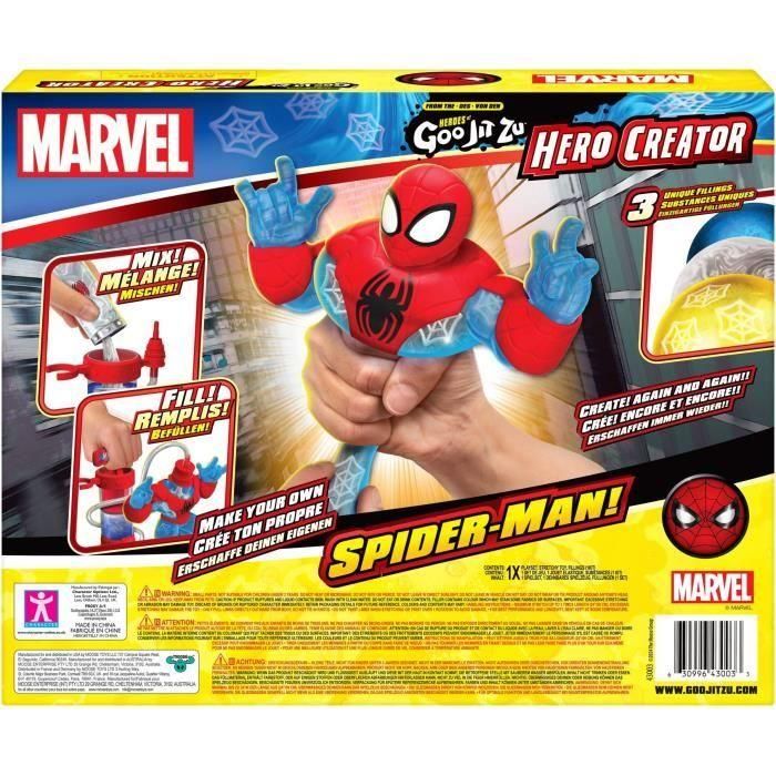 Heroes Of Goo Jit Zu HER0630996430033 Marvel Spiderman Creador Figura 11 cm 5