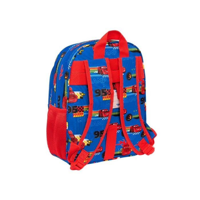 Mochila Escolar Cars Race ready Azul 27 x 33 x 10 cm 1