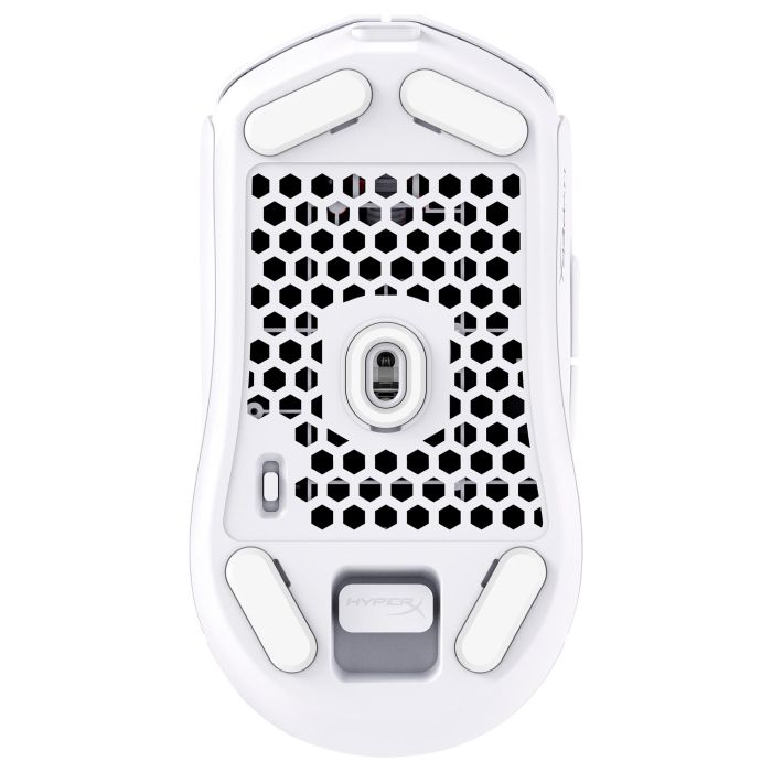 HyperX 7D389AA Ratón Gaming Inalámbrico Pulsefire Haste 2 Mini Blanco Ultraligero 60g Conexión Dual 2.4GHz/Bluetooth Sensor 26K PPP hasta 26000