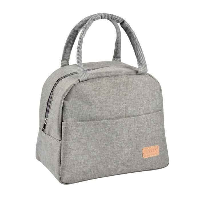 BEABA, lonchera térmica gris jaspeado BEABA, lonchera térmica gris jaspeado