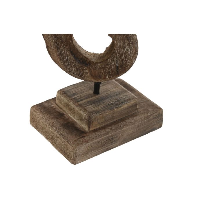 Figura Antique DKD Home Decor Marron 8 x 35.5 x 18 cm (2 Unidades) 2 Figura Antique DKD Home Decor Marron 8 x 35.5 x 18 cm (2 Unidades) 2