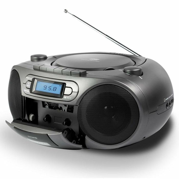 Radio Cassette Aiwa BBTC-550MG Bluetooth Gris 7 Radio Cassette Aiwa BBTC-550MG Bluetooth Gris 7