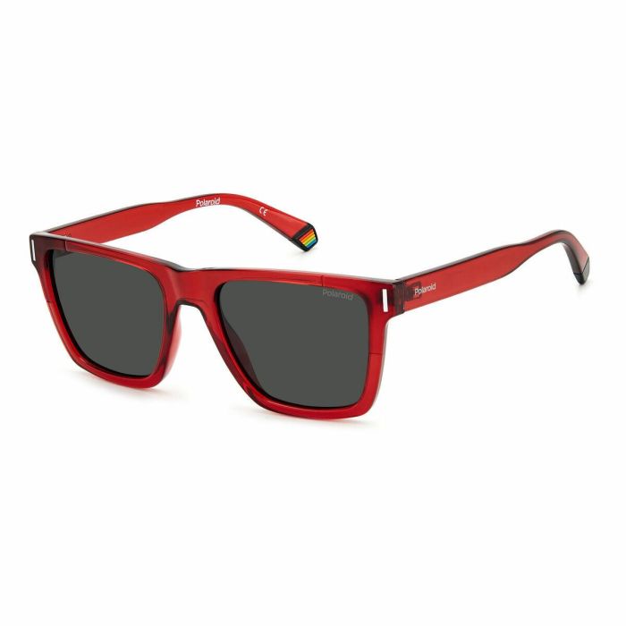 POLAROID 6176/S Gafas de sol para hombre, forma cuadrada, montura de policarbonato, 54 mm cristal, 145 mm patillas