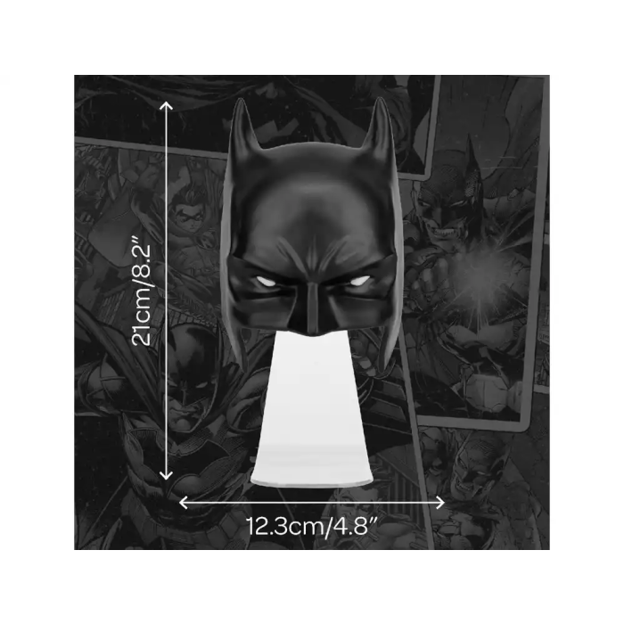 Paladone Máscara con Luz LED DC Batman Decorativa 21 cm Ideal Fans Coleccionistas 2