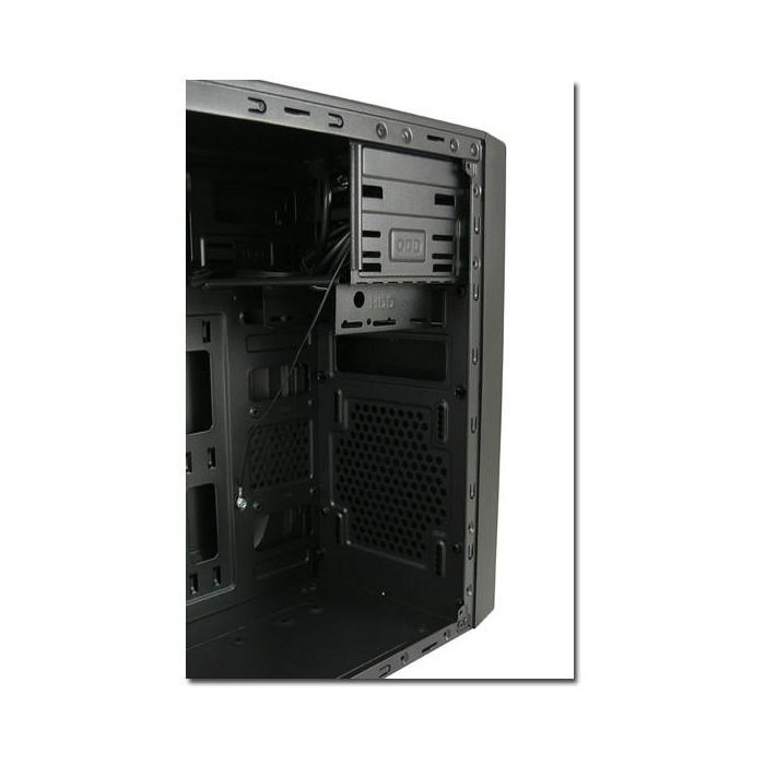 LC-Power 2015MB Micro Torre PC Negro ATX para Hogar/Oficina con USB 3.2 y Ventiladores, para placas ATX 7