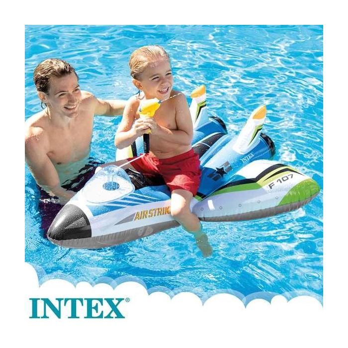 Figura hinchable avion con lanzador de agua 117x117 cm. (+ 3 años) - modelos surtidos 6 Figura hinchable avion con lanzador de agua 117x117 cm. (+ 3 años) - modelos surtidos 6