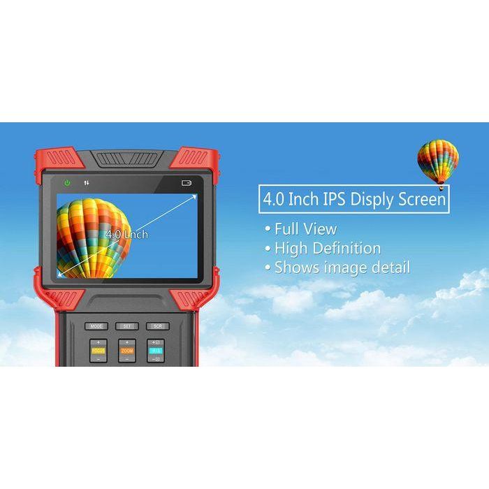 Ernitec Monitor de Prueba Táctil 4" Wi-Fi, Compatible HDCVI/AHD/TVI/CVBS, Salida de Potencia DC12V/2A para Cámaras CCTV 5