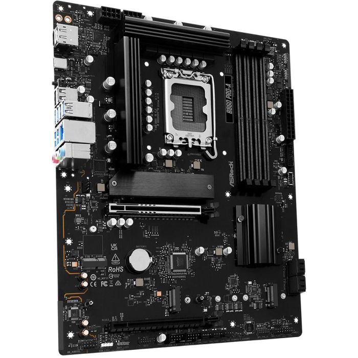 ASRock B860 Pro-A Placa Base ATX LGA 1851 DDR5 con HDMI/DP, Intel B860 Chipset para PC 4