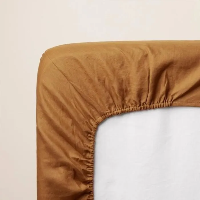 P'Tit Dodo Sábana bajera ajustable - Jersey - Caramelo - 60 x 120 cm - PTI3700948342299 1