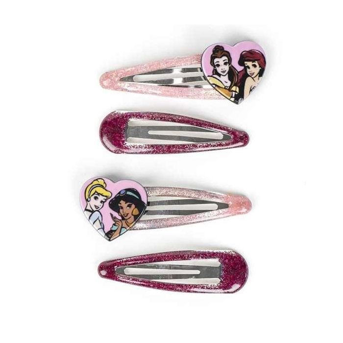 Accesorios pelo clips 4 piezas princess cm 1 Accesorios pelo clips 4 piezas princess cm 1