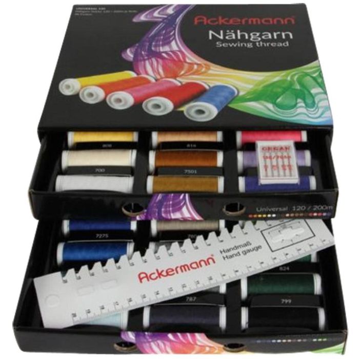 ACKERMANN Nähgarnbox schwarz 1
