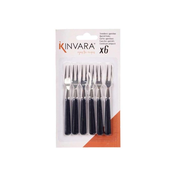 Set 6 Tenedores Aperitivos Kinvara 9X17CM (24 Unidades) 1 Set 6 Tenedores Aperitivos Kinvara 9X17CM (24 Unidades) 1