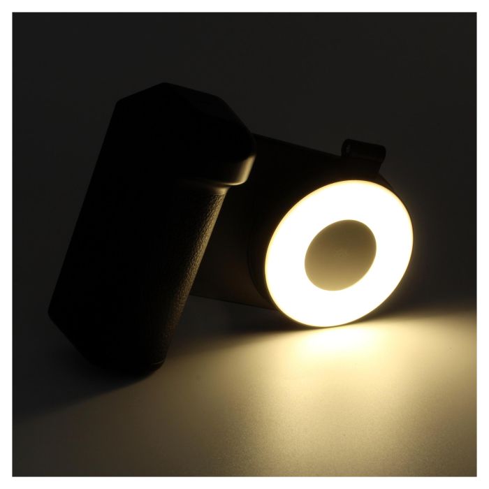 RealPower MagFree Selfie Light Flash para Selfis, Negro, Blanco, 4800mAh 5